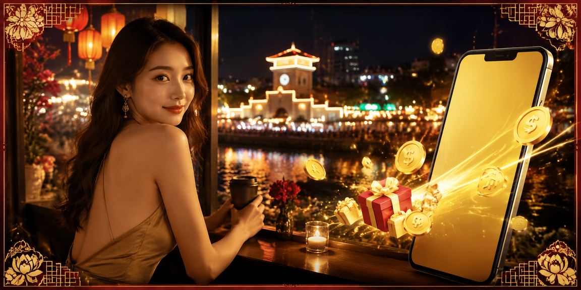 Người dùng tại TP. Hồ Chí Minh xem kèo esports trong quán cà phê buổi tối