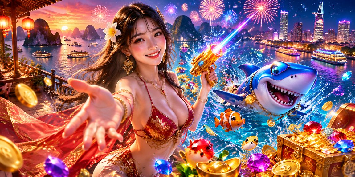 Lễ hội ban cá Sài Gòn với người chơi sôi động tham gia bắn cá arcade